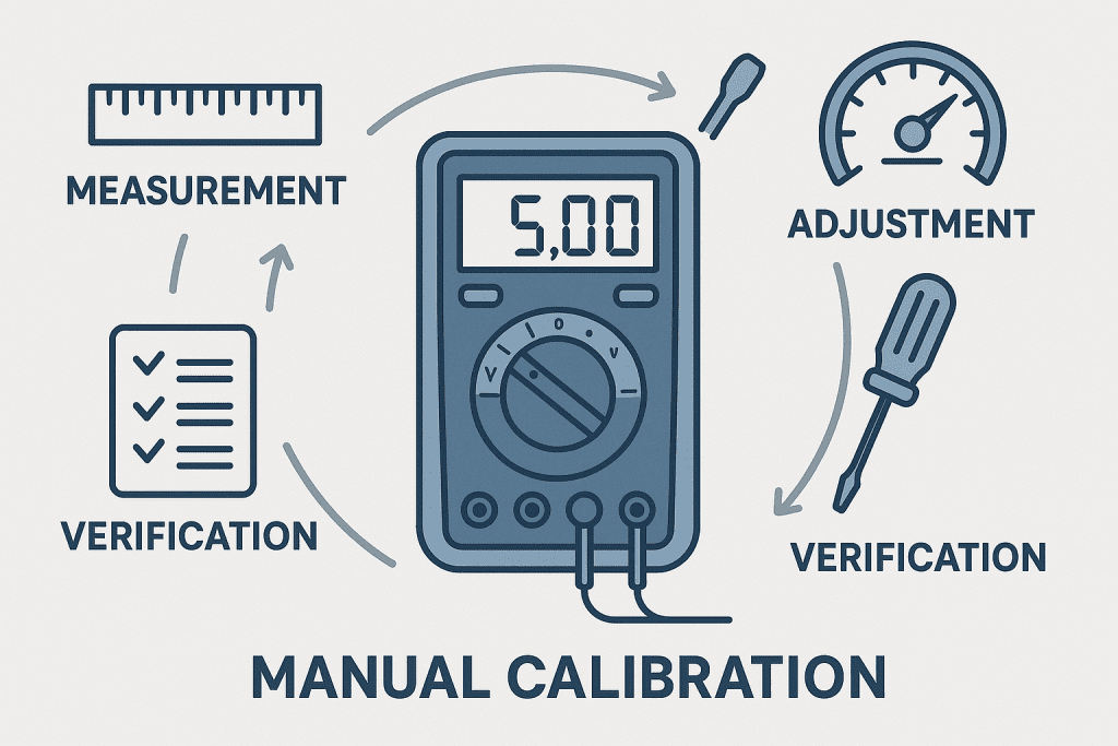 Manual calibration workflow