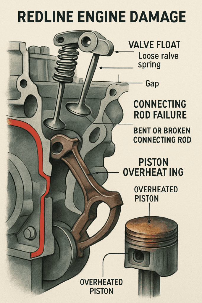 Understanding Redline: Engine Damage from Over-Revving