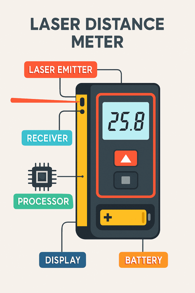 Key Parts Inside Every Laser Distance Meter