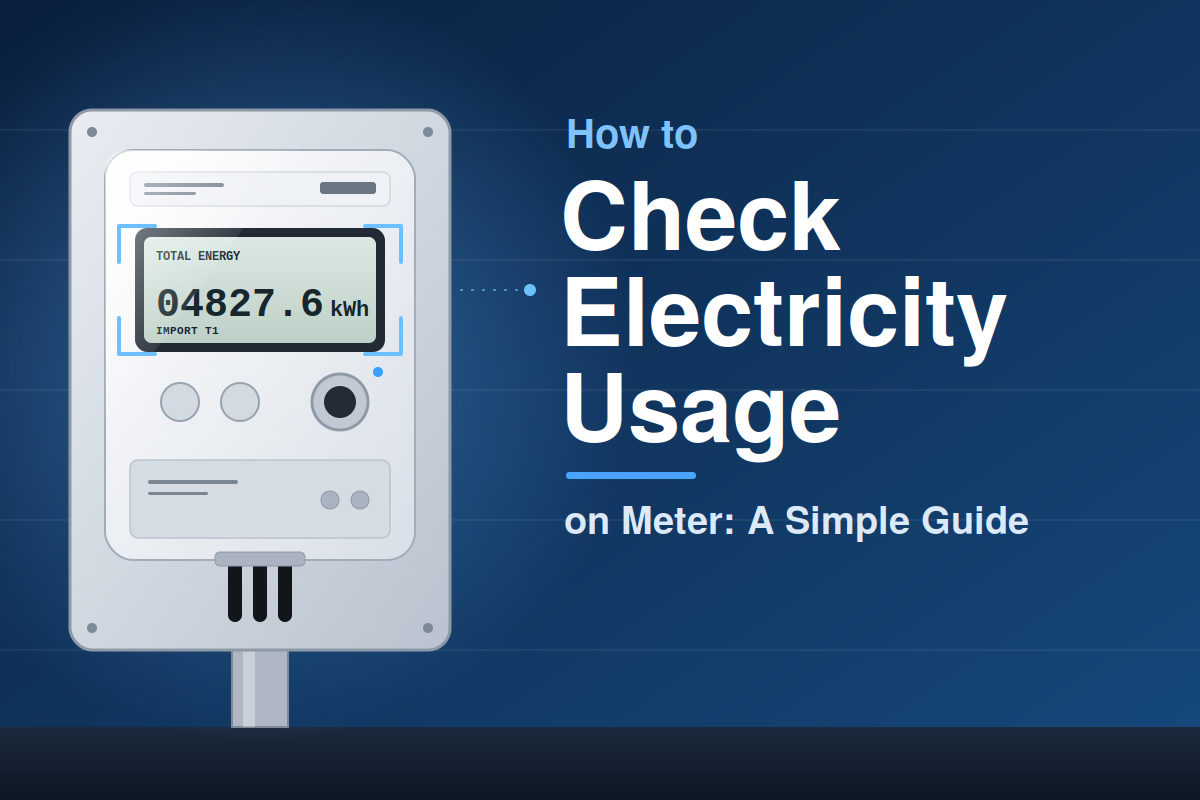 How to Check Electricity Usage on Meter