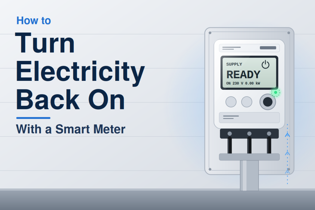 How to Turn Electricity Back On With a Smart Meter